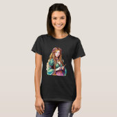Boho Niedlich Girl T-Shirt (Vorne ganz)