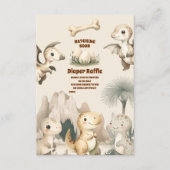 Boho Niedlich Hatching Bald Diapper Raffle Umschli Begleitkarte (Vorderseite)