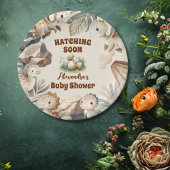 Boho Niedlich Hatching Bald Dinosaur Babydusche Pappteller