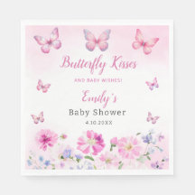 Boho Niedlich Watercolor Floral Butterfly Babydusc