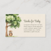 Boho Niedlich Woodland Animals Bücher für Baby Begleitkarte (Vorderseite)