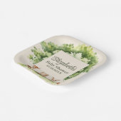 Boho Niedlich Woodland Animals Kinderdusche Pappteller (Gewinkelt)