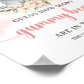 Boho Niedliche Babyelefone schätzen wie viele Gumm Poster (Ecke)