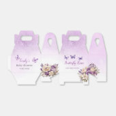 Boho niedliche Wasserfarbe lila Schmetterlingsdusc Geschenkschachtel (Ungefaltet)