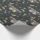 Boho Night Moth Geschenkpapier (Ecke)