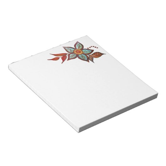 Boho Notebook Notizblock (angewinkelt)