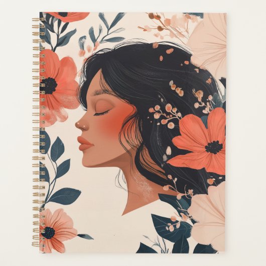 Boho Notebook Planer (Vorderseite)
