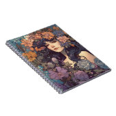 Boho Nouveau Pillow Notizblock (Rechte Seite)