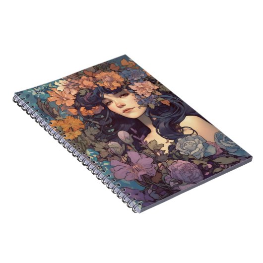 Boho Nouveau Pillow Notizblock (Rechte Seite)