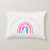 Boho 'Now That You're In The World' Dekokissen (Rückseite)