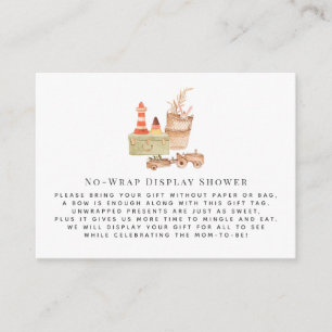 Boho Nursery   No Wrap Display Duschaufsatz Begleitkarte