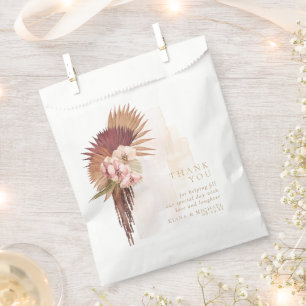 Boho-Oase Hochzeitsblumen Danke ID959 Geschenktütchen
