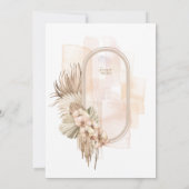 Boho-Oase-Hochzeitsmenü ID959 (Rückseite)