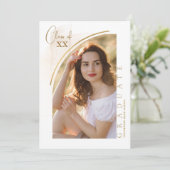 Boho Oasis Abschluss Foto Template ID965 Dankeskarte (Stehend Vorderseite)