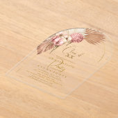 Boho Oasis Abschluss ID965 Acryleinladungen (Ablage )