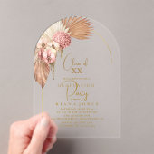 Boho Oasis Abschluss ID965 Acryleinladungen (Insitu (Handheld))