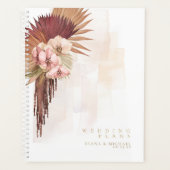 Boho Oasis Floral Wedding ID959 Planer (Vorderseite)
