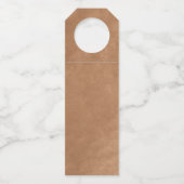 Boho Oasis Wedding Floral ID959 Flaschenanhänger (Rückseite)