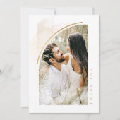 Boho Oasis Wedding Foto Danke, ID959 Dankeskarte (Vorderseite)