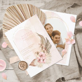 Boho Oasis Wedding Foto Template ID959 Einladung