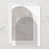 Boho Oasis Wedding ID959 Einladung (Rückseite)