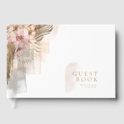 Boho Oasis Wedding ID959 Gästebuch (Vorderseite)