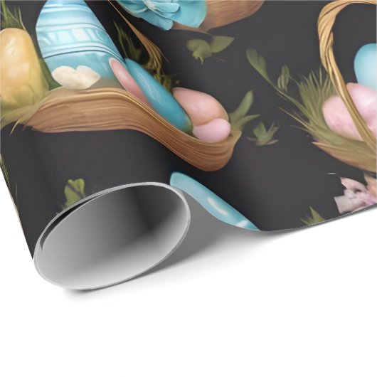 Boho Oaster Bunny Collection Geschenkpapier (Rolleneckpunkt)