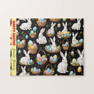 Boho Oaster Bunny Collection Puzzle