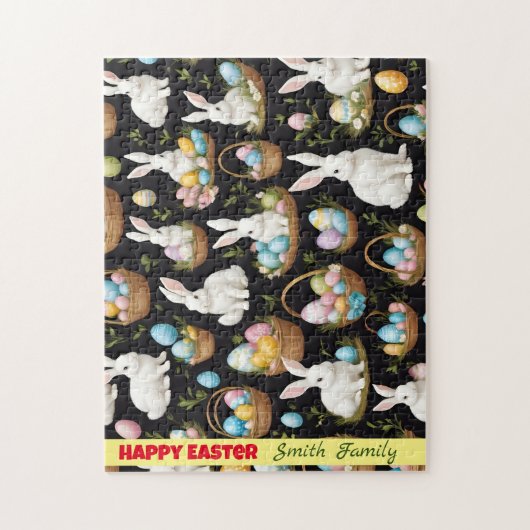 Boho Oaster Bunny Collection Puzzle (Vertikal)