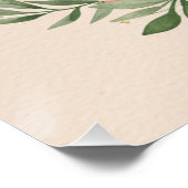 Boho Oaster Bunny Printable Whimsical Pastel Poster (Ecke)