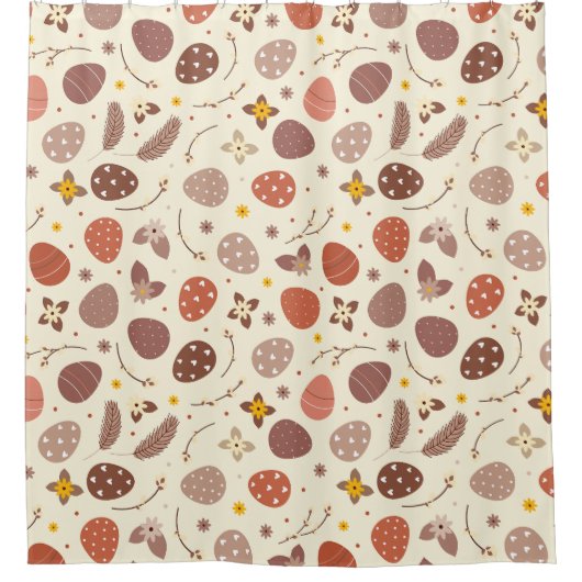 Boho Oaster Duschvorhang (Vorderseite)