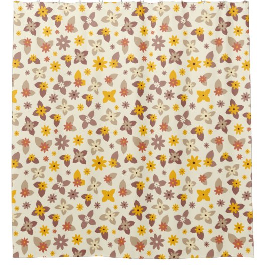 Boho Oaster Duschvorhang (Vorderseite)