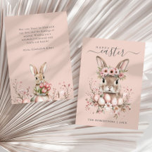 Boho Oaster Hübsch Bunny Blush Blumeneier