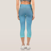 Boho Ocean High Waisted Capris (Rückseite)