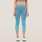 Boho Ocean High Waisted Capris (Vorderseite)