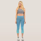 Boho Ocean High Waisted Capris (Vorderseite)