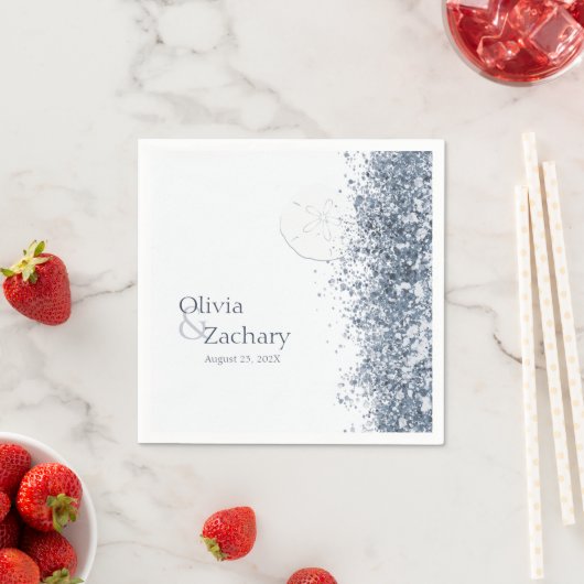 Boho Ocean Sand Probe Dinner Serviette (Beispiel)