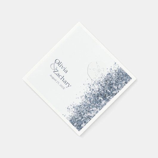 Boho Ocean Sand Probe Dinner Serviette (Ecke)