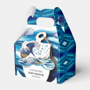 Boho Ocean Waves Baby Dusche Geschenkschachtel