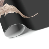 Boho Oh Baby Brown und Black Bassinet Geschenkpapier (Rolleneckpunkt)