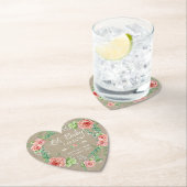 Boho Oh Baby Girl Dusche Rosen Rustikales Holz Untersetzer (Vor Ort)