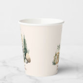 Boho One Happy Camper 1. Geburtstag Party Pappbecher (Links)