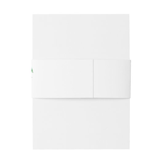 Boho Orange Blossom Wedding Einladungsbanderole (Rückseitenbeispiel)