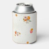 Boho Orange CottemCore Brautparty Name Dosenkühler (Kanne Rückseite)