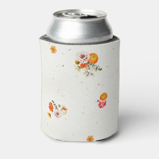 Boho Orange CottemCore Brautparty Name Dosenkühler (Kanne Rückseite)