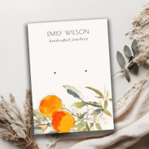 Boho Orange Fruity Watercolor Ofenfarben Gestüt Di