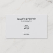 Boho Orange Kamera & Floral Bouquet Wasserfarbe Visitenkarte (Rückseite)