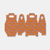 Boho Orange Pink Dschungel Tiger Geschenkschachtel (Ungefaltet)