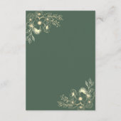 Boho Orange Wedding Details QR Code Begleitkarte (Rückseite)