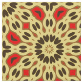 Boho Oriental Colorful Mosaic Geometric Muster Stoff (Nahaufnahme)